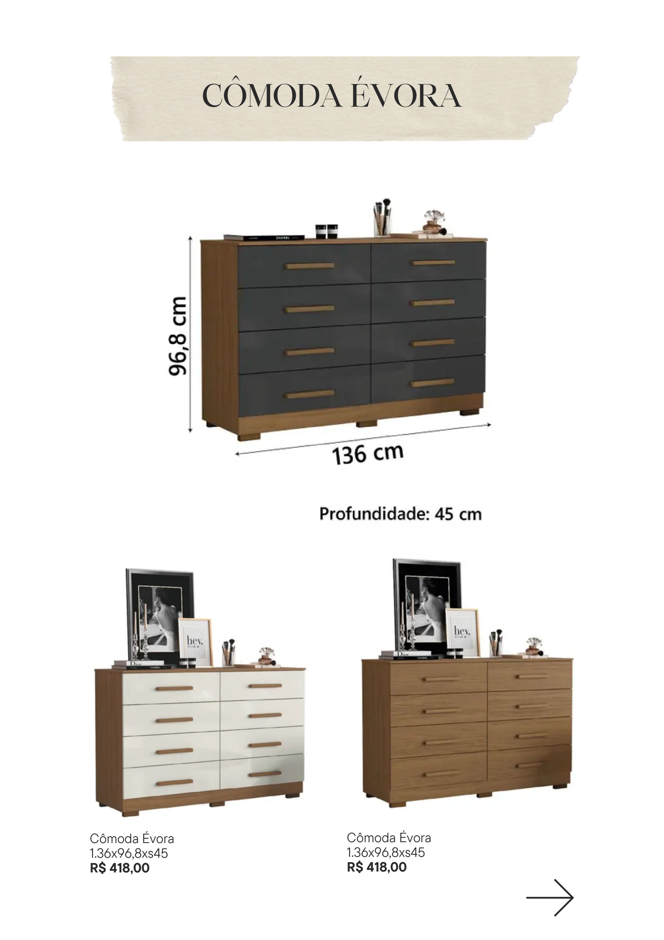Cômoda Évora