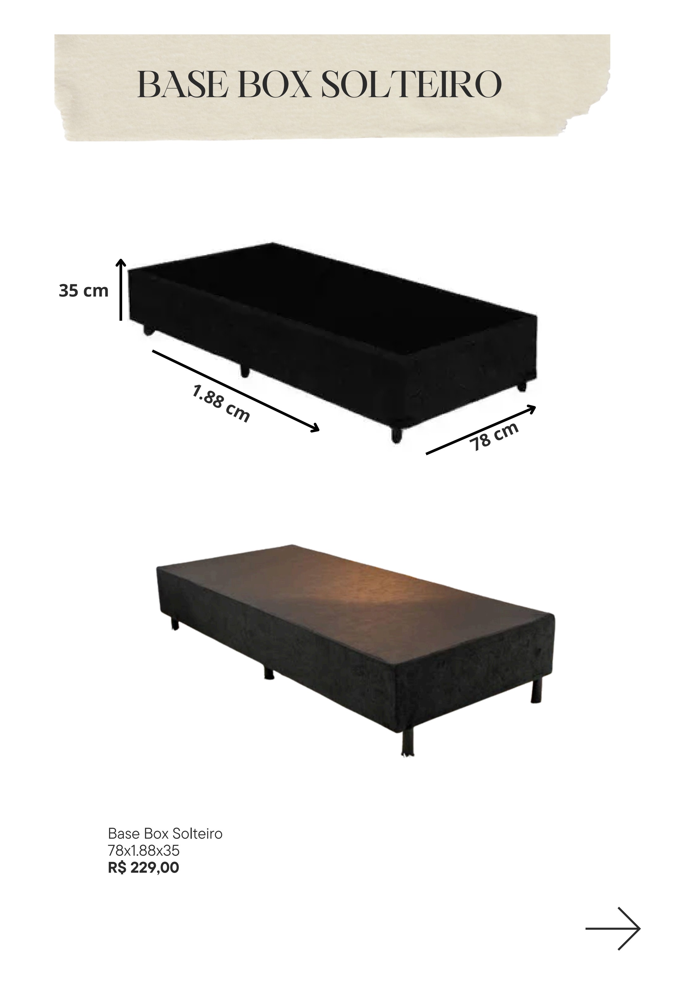Base Box Solteiro